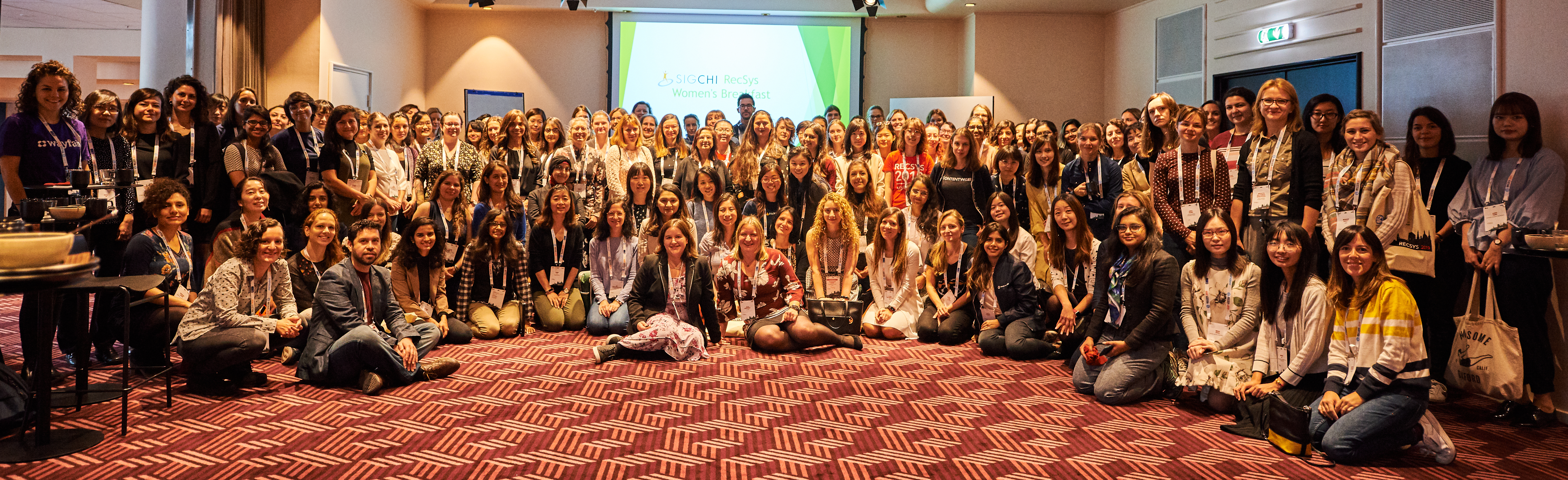 Women's breakfast at RecSys 2019 in Copenhagen